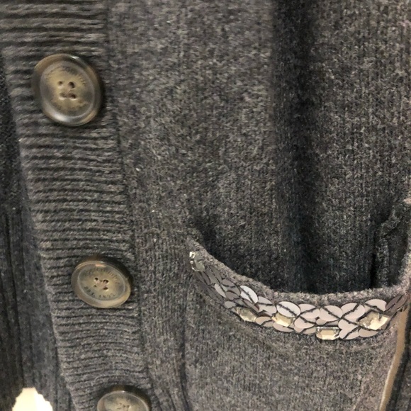Abercrombie grey button up cardigan - Picture 3 of 5